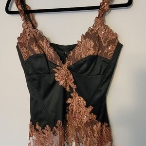 Mandalay Black Lace Camisole